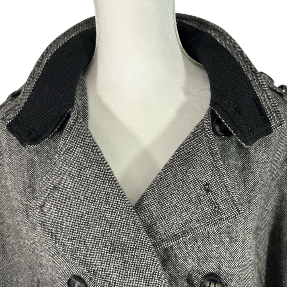 G by Guess Gray Dbl Breasted Coat Size Large - Picture 2 of 7